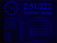 FD InfoClock Screensaver screenshot